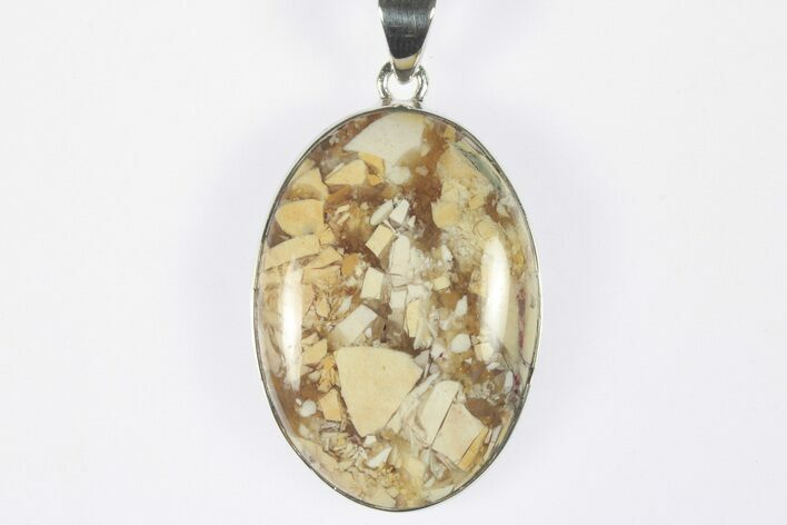 Ibis Jasper Pendant (Necklace) - Sterling Silver #228591